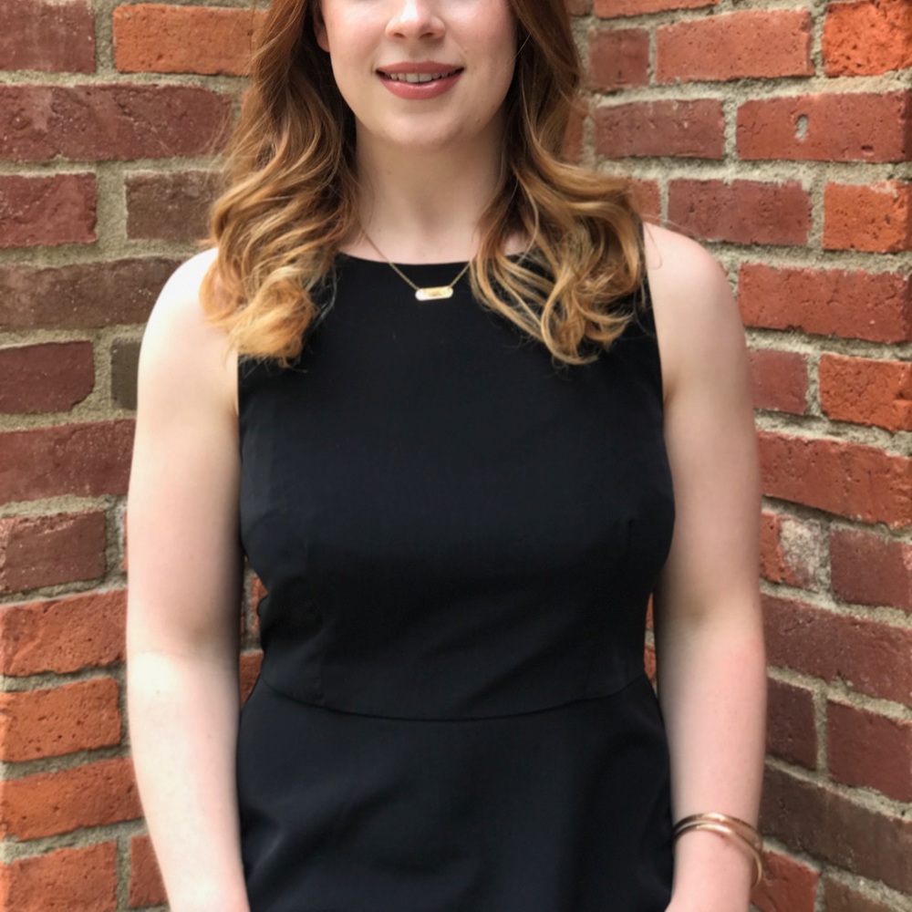 BR Black Peplum Blouse